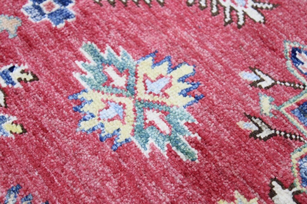 kazak-teppich-207x148-cm-160000-knoten-handgeknupft-wolle-8 Orientteppich Kazak 207 x 148 cm Wolle handgeknüpft