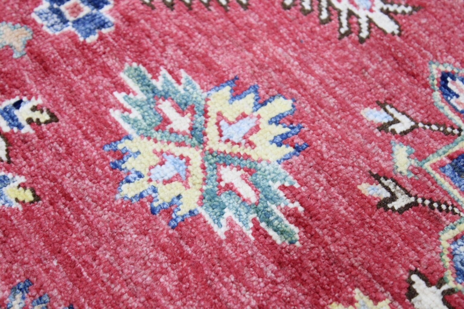 kazak-teppich-207x148-cm-160000-knoten-handgeknupft-wolle-8 Orientteppich Kazak 207 x 148 cm Wolle handgeknüpft