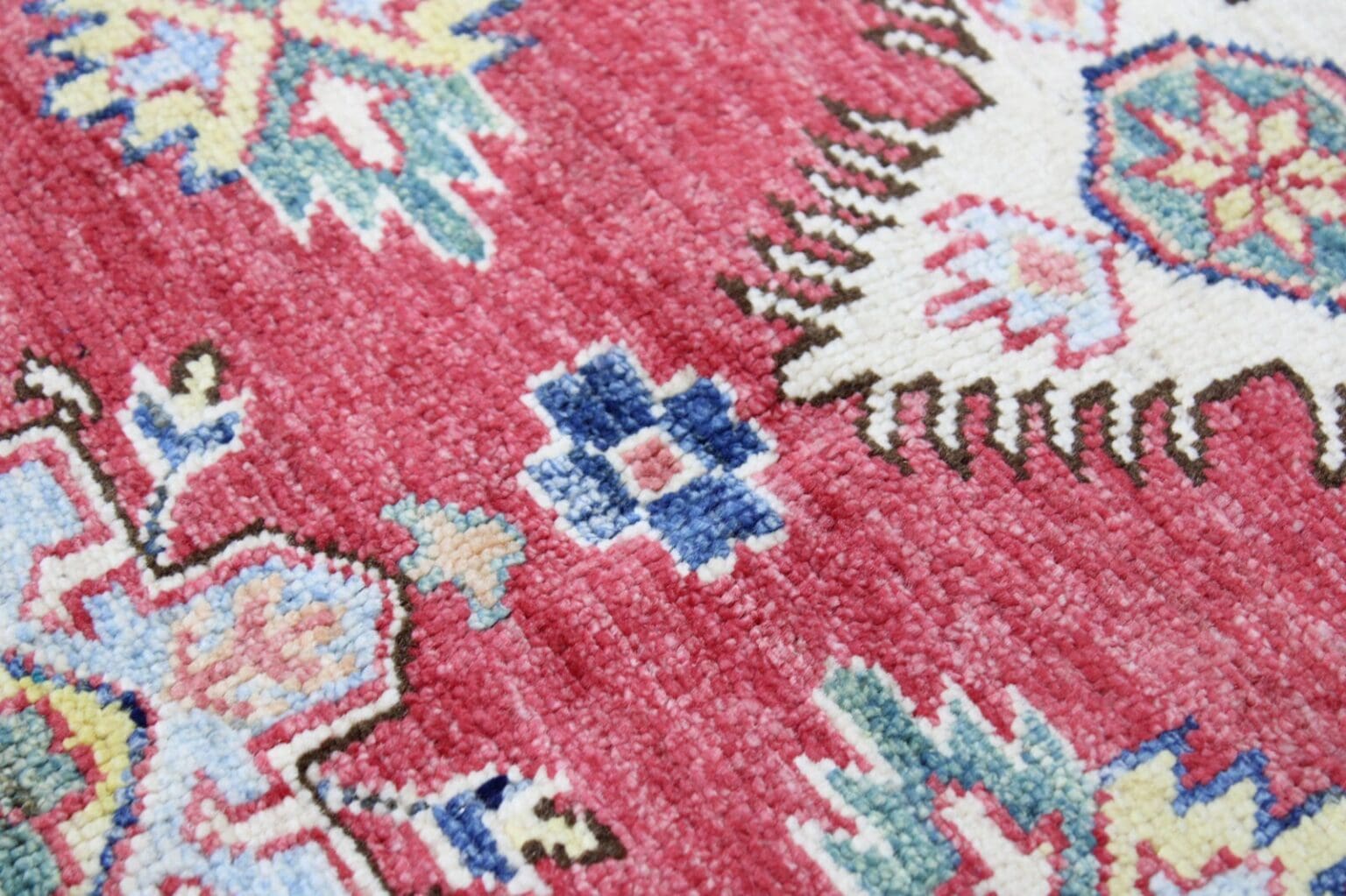 kazak-teppich-207x148-cm-160000-knoten-handgeknupft-wolle-9 Orientteppich Kazak 207 x 148 cm Wolle handgeknüpft