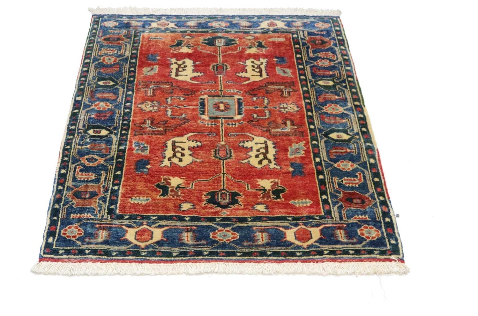 Orientteppich Aseri 161 x 138 cm Wolle handgeknüpft