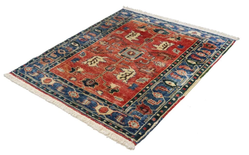 Orientteppich Aseri 161 x 138 cm Wolle handgeknüpft