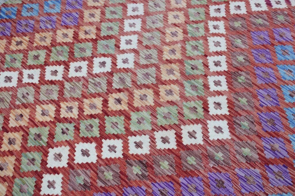 Orientteppich Afghanistan 202 x 157 cm Wolle handgewebt