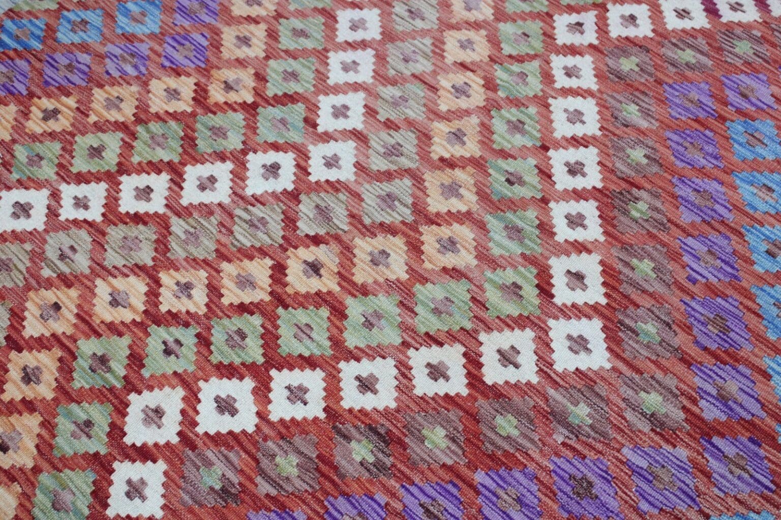Orientteppich Afghanistan 202 x 157 cm Wolle handgewebt