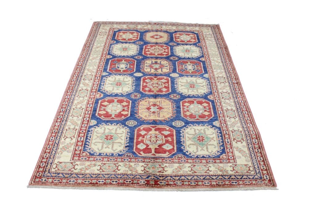 kazak-teppich-215x146-cm-160000-knoten-handgeknupft-2 Orientteppich Kazak 215 x 146 cm Hochlandwolle handgeknüpft