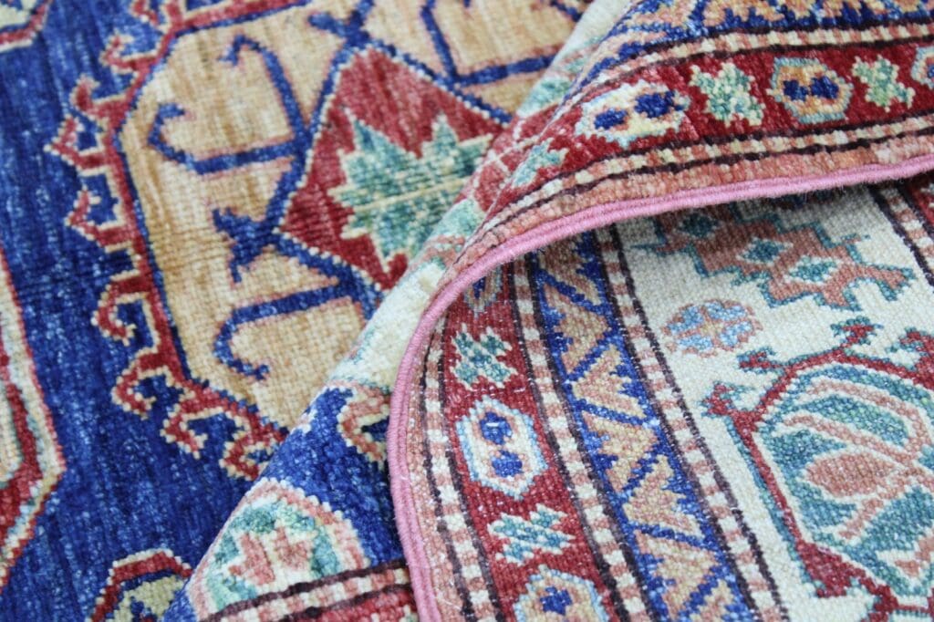 kazak-teppich-215x146-cm-160000-knoten-handgeknupft-7 Orientteppich Kazak 215 x 146 cm Hochlandwolle handgeknüpft