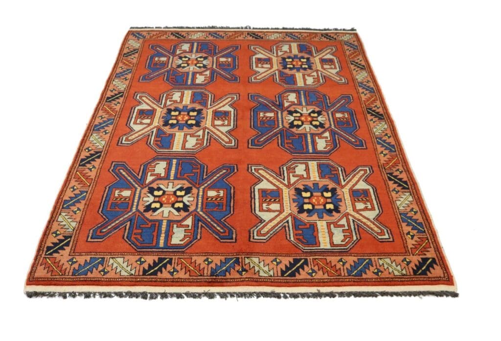 Orientteppich Shirvan 205 x 142 cm Wolle handgeknüpft