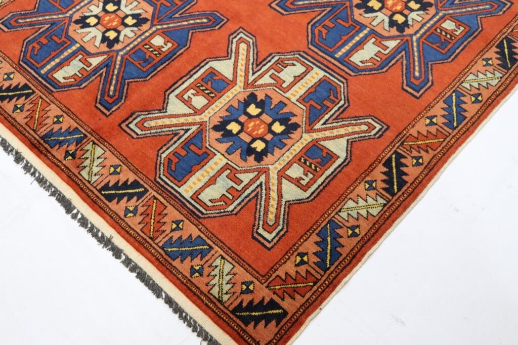 Orientteppich Shirvan 205 x 142 cm Wolle handgeknüpft