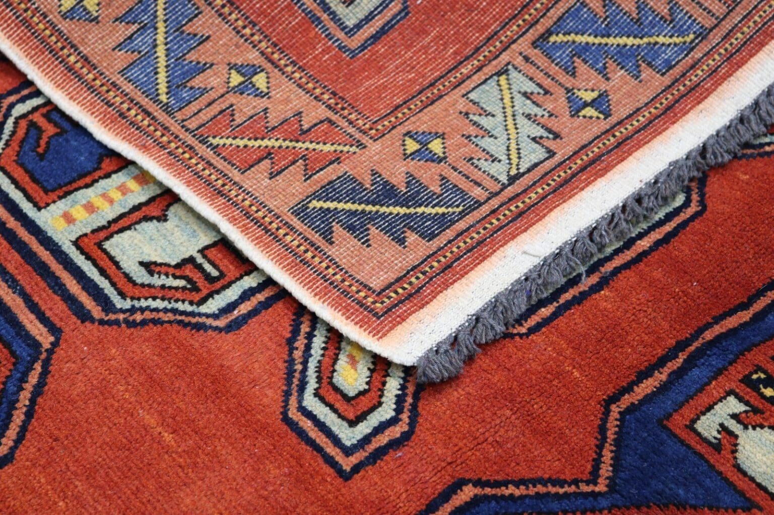 Orientteppich Shirvan 205 x 142 cm Wolle handgeknüpft