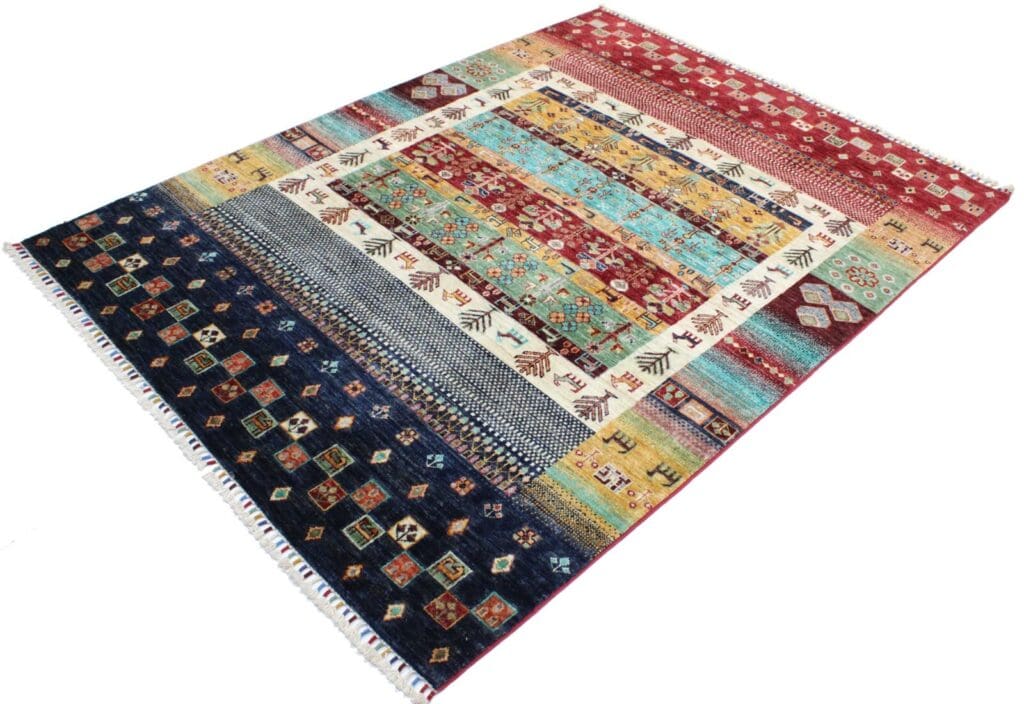 original-pakistan-orientteppich-ziegler-206x155cm-im-modernen-stil-handgeknupft-1 Orientteppich Pakistan 206 x 155 cm Wolle handgeknüpft