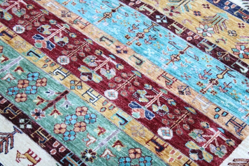 original-pakistan-orientteppich-ziegler-206x155cm-im-modernen-stil-handgeknupft-5 Orientteppich Pakistan 206 x 155 cm Wolle handgeknüpft