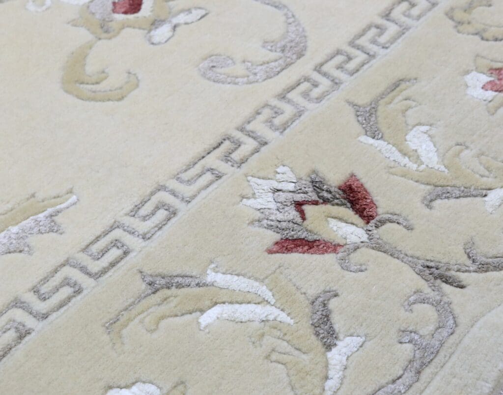 nepal-handgeknupfter-orientteppich-240x170-cm-mit-seide-7 Orientteppich Nepal 240 x 170 cm Wolle handgeknüpft