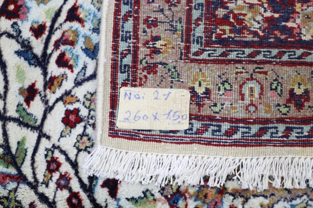 Orientteppich Agra 260 x 150 cm Wolle handgeknüpft