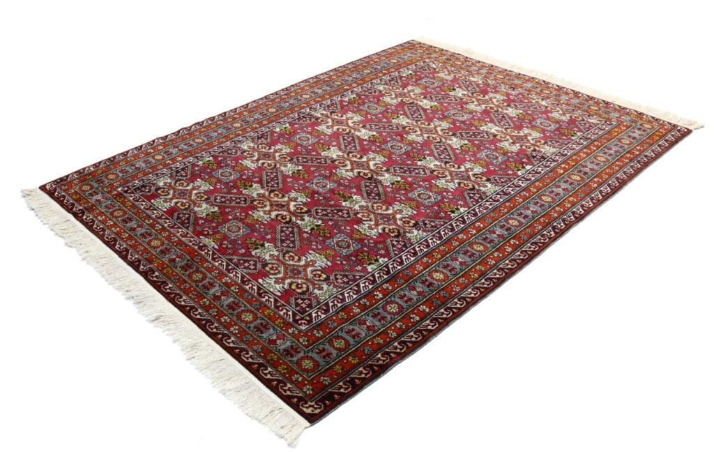 antiker-shirvan-teppich-230x170-cm-handgeknupft-50-jahre-alt-1 Orientteppich Shirvan 230 x 170 cm Wolle handgeknüpft