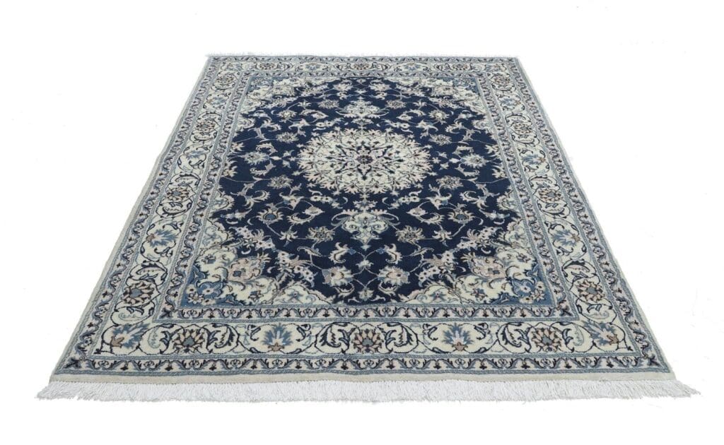 Perserteppich Nain Kaschmir 244 x 166 cm Wolle handgeknüpft