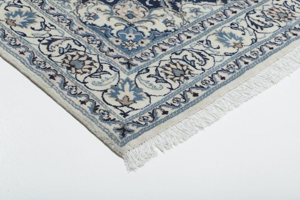 Perserteppich Nain Kaschmir 244 x 166 cm Wolle handgeknüpft