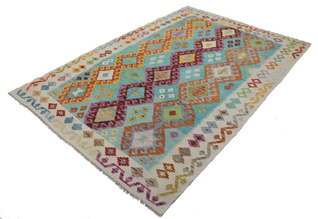 Orientteppich Afghanistan 243 x 167 cm Wolle handgewebt