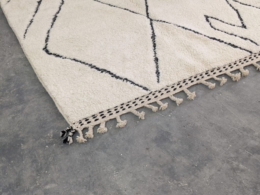 Orientteppich Berber 270 x 165 cm Wolle handgeknüpft