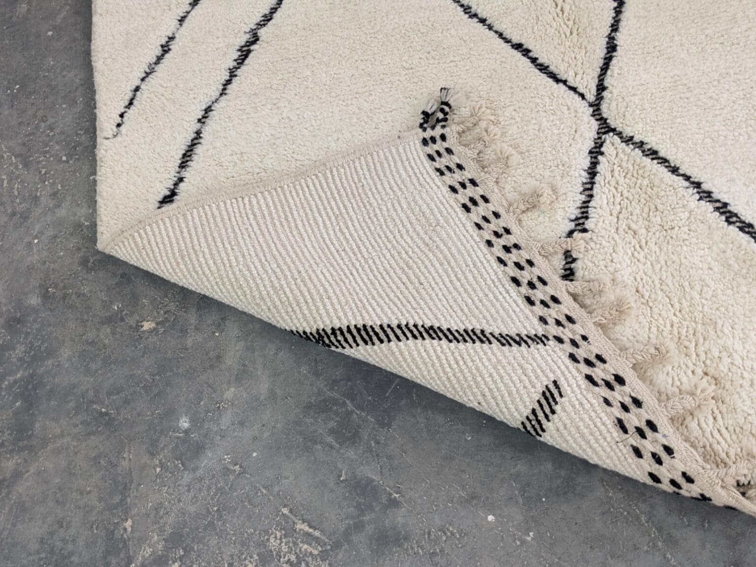 Orientteppich Berber 270 x 165 cm Wolle handgeknüpft