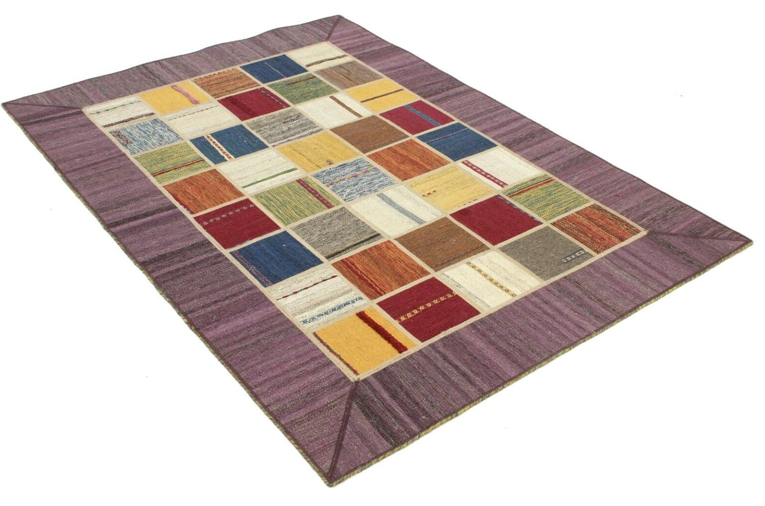 Perserteppich Persisch 202x141 cm Wolle handgewebt