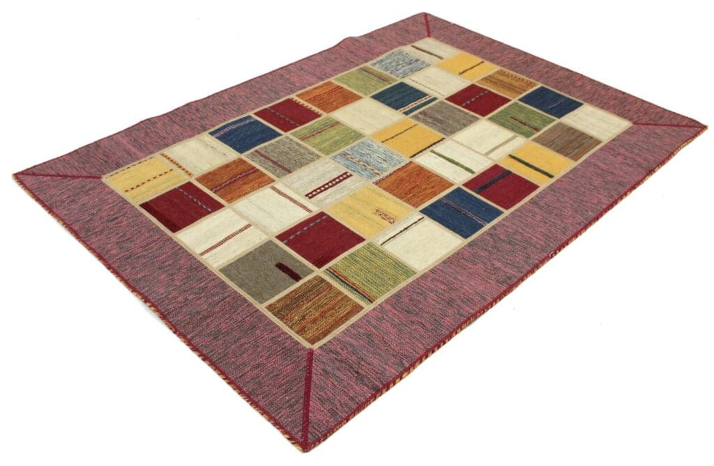 Orientteppich 202 x 141 cm handgewebt