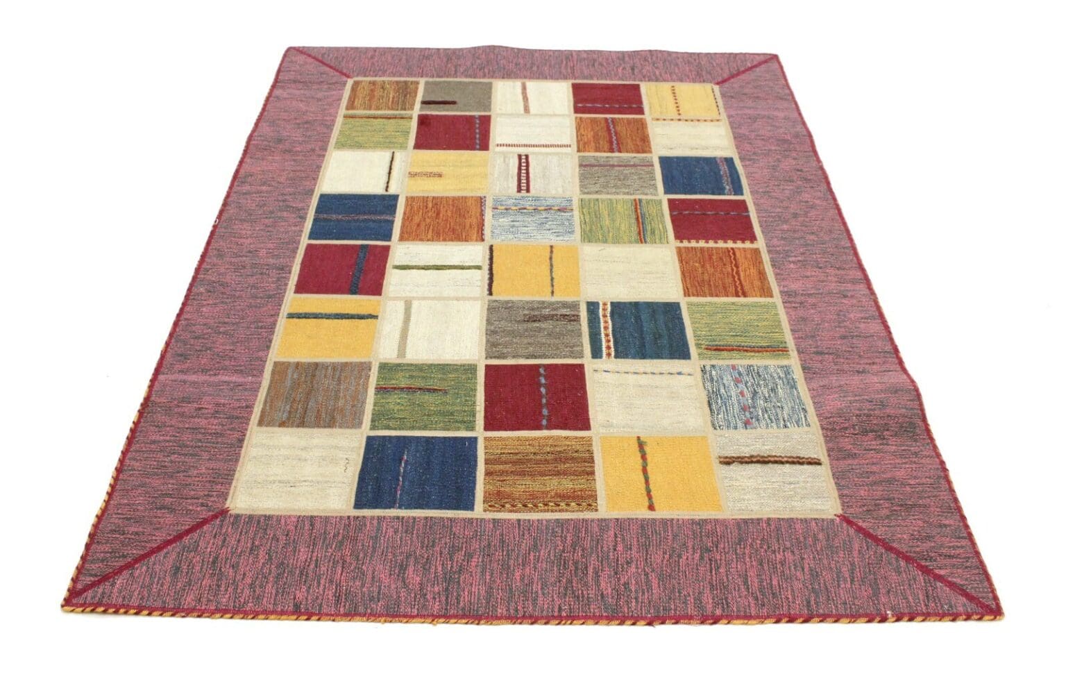 Orientteppich 202 x 141 cm handgewebt