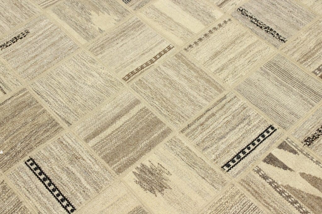 Orientteppich 198x155 cm Wolle handgewebt