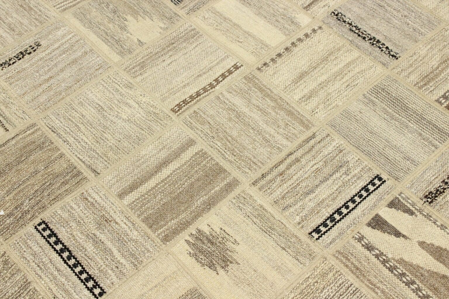 Orientteppich 198x155 cm Wolle handgewebt