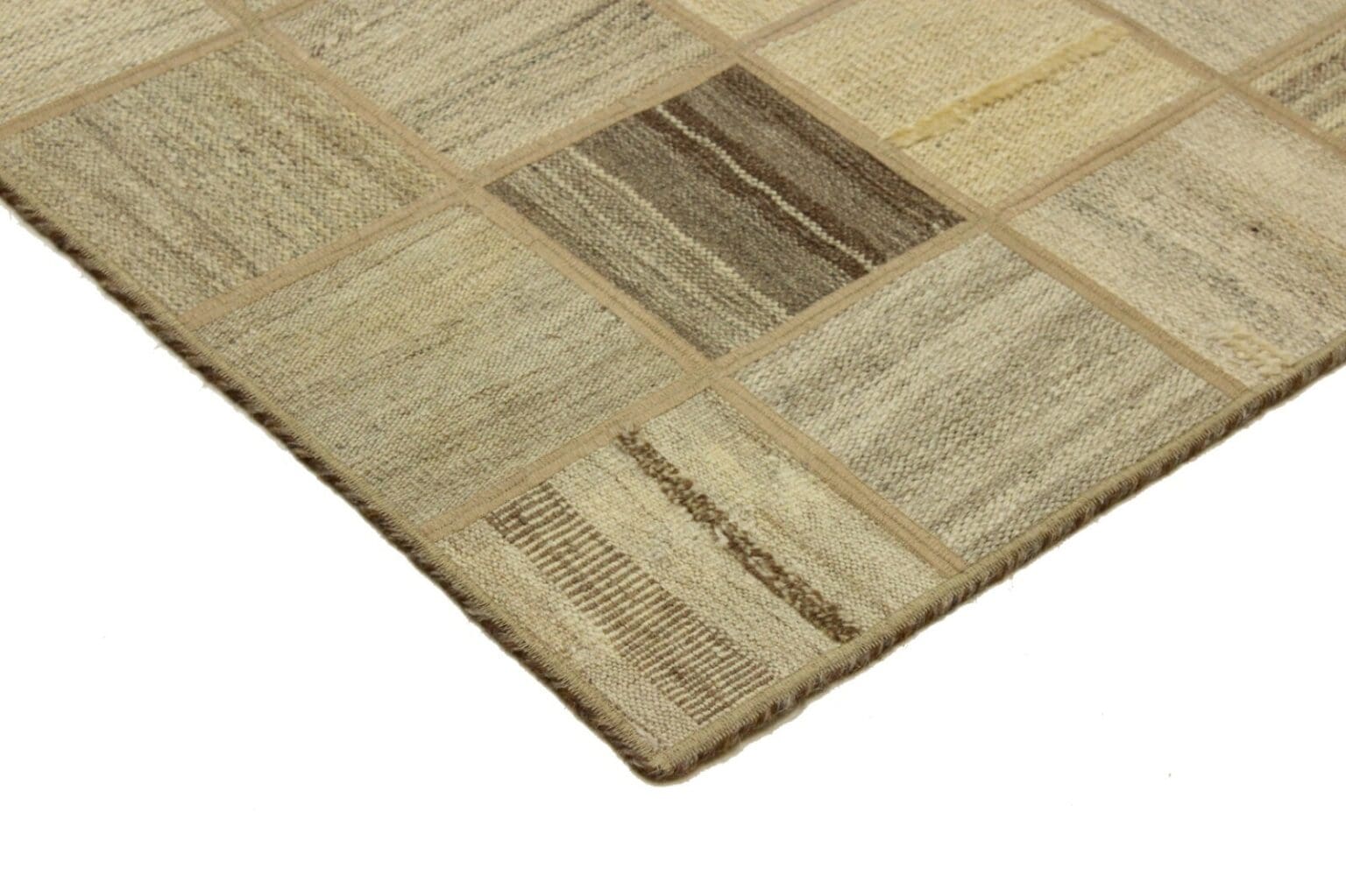 Orientteppich 199 x 139 cm Wolle handgewebt