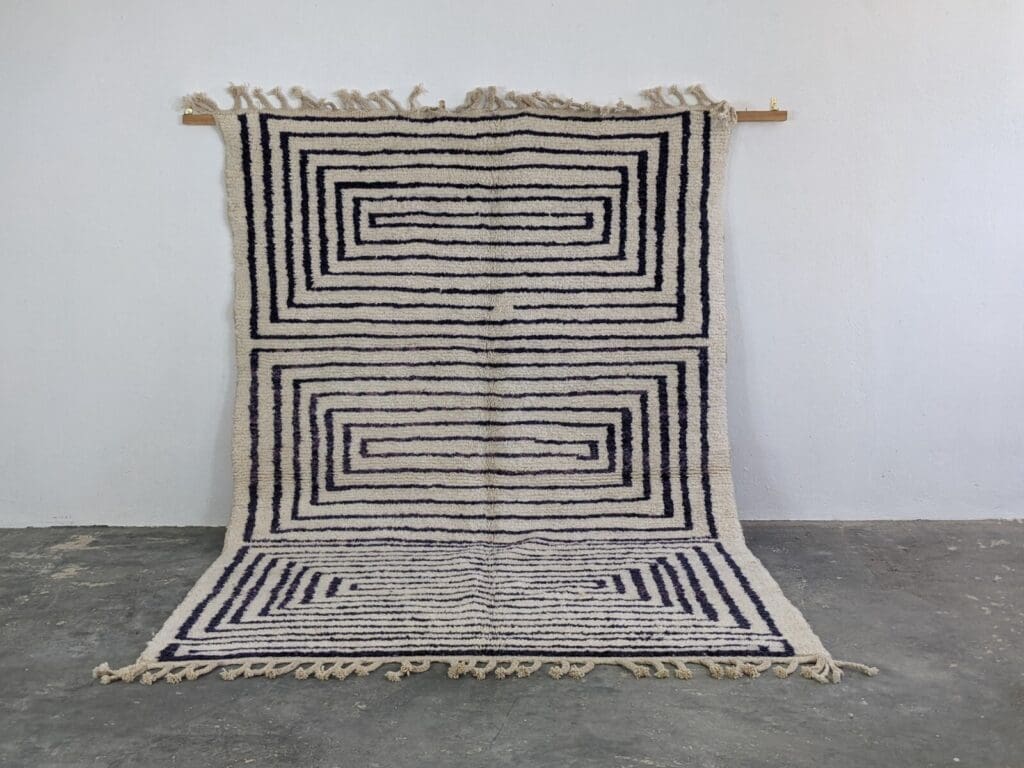 Orientteppich Beni Ourain 315 x 215 cm Wolle handgeknüpft