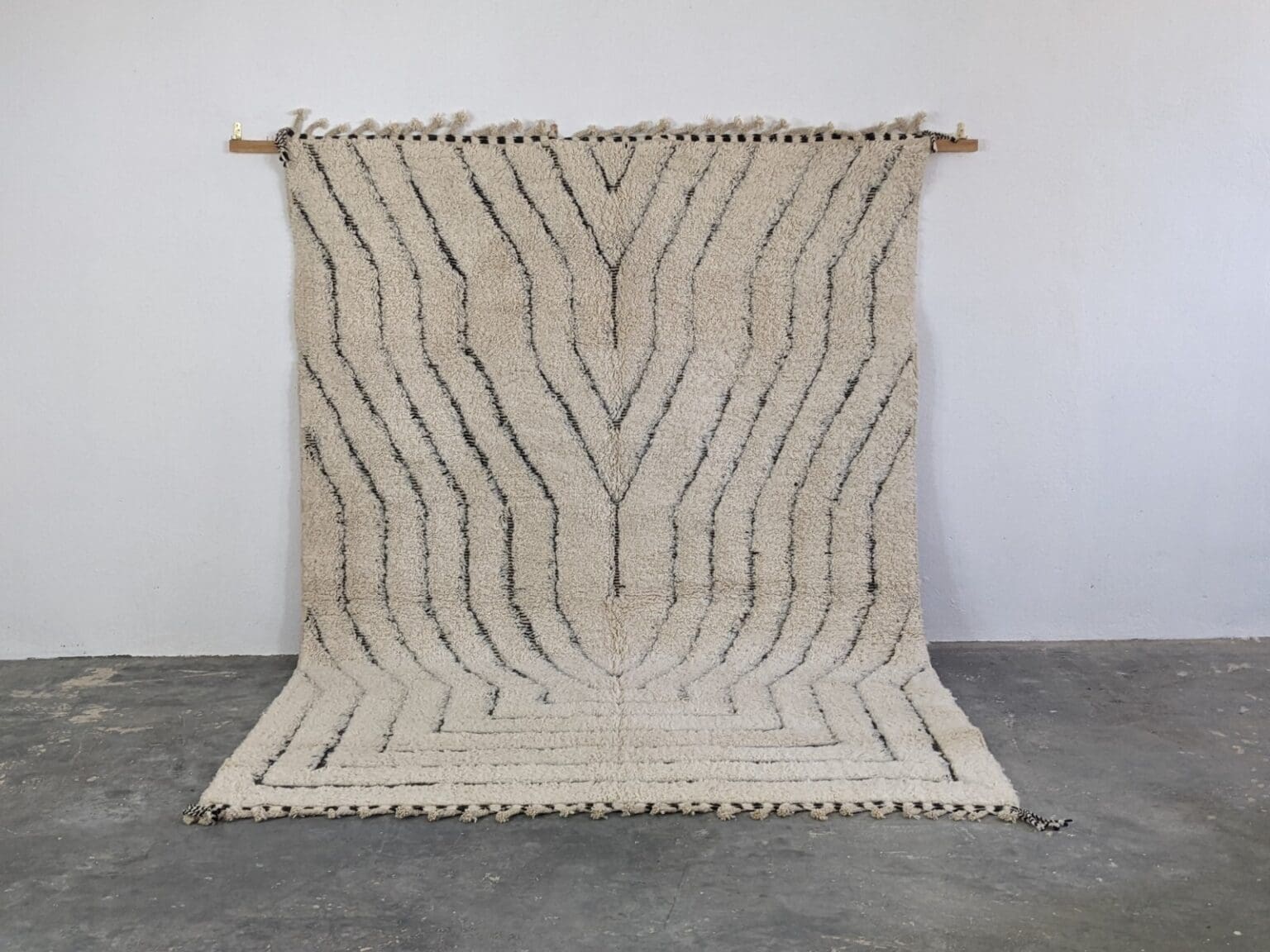 Orientteppich Marokko 305 x 210 cm Wolle handgeknüpft