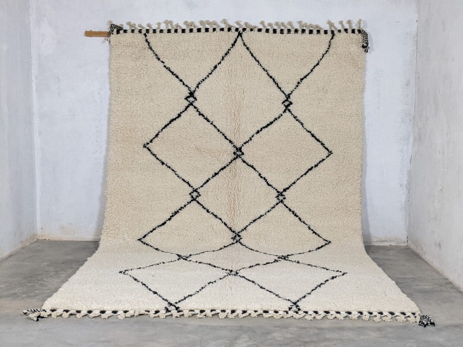 Orientteppich Marokko 315 x 220 cm Wolle handgeknüpft