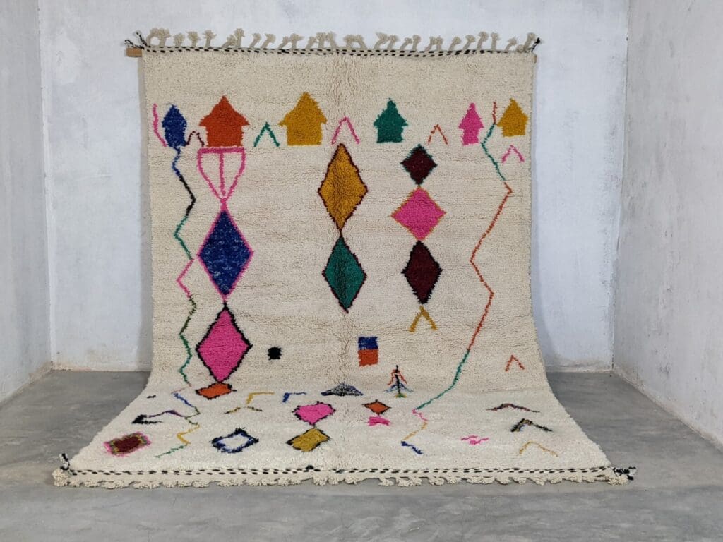 Orientteppich Berber 310x205 cm Wolle handgeknüpft