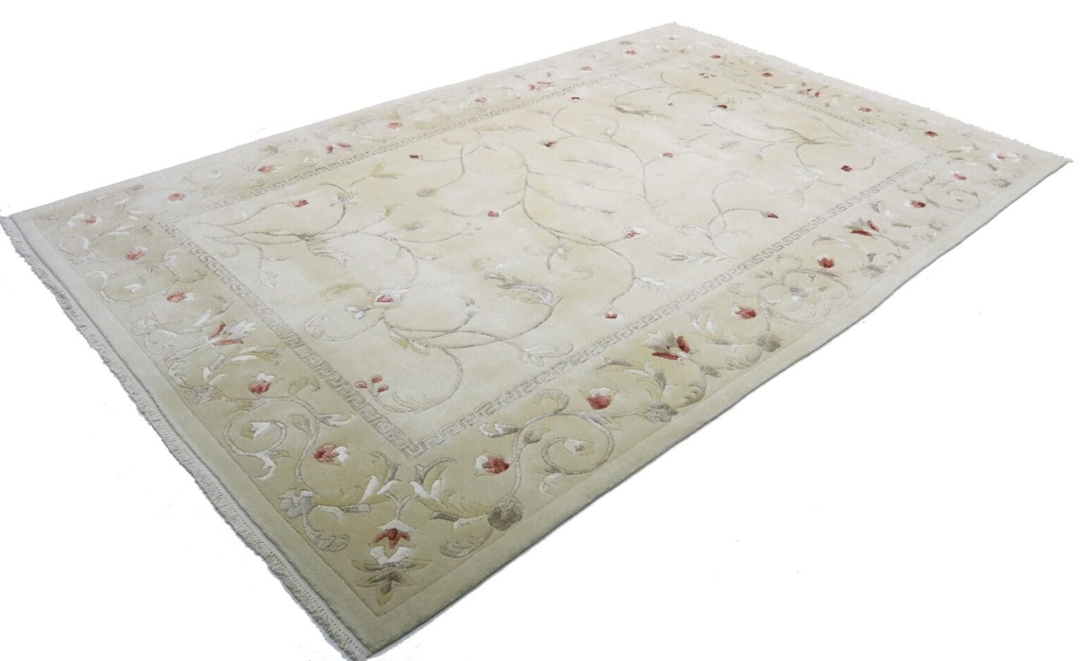 nepal-handgeknupfter-orientteppich-300x200-cm-mit-seide-1 Orientteppich Nepal 300 x 200 cm Wolle Seide handgeknüpft