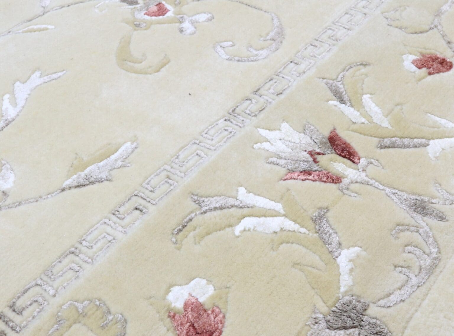 nepal-handgeknupfter-orientteppich-300x200-cm-mit-seide-7 Orientteppich Nepal 300 x 200 cm Wolle Seide handgeknüpft