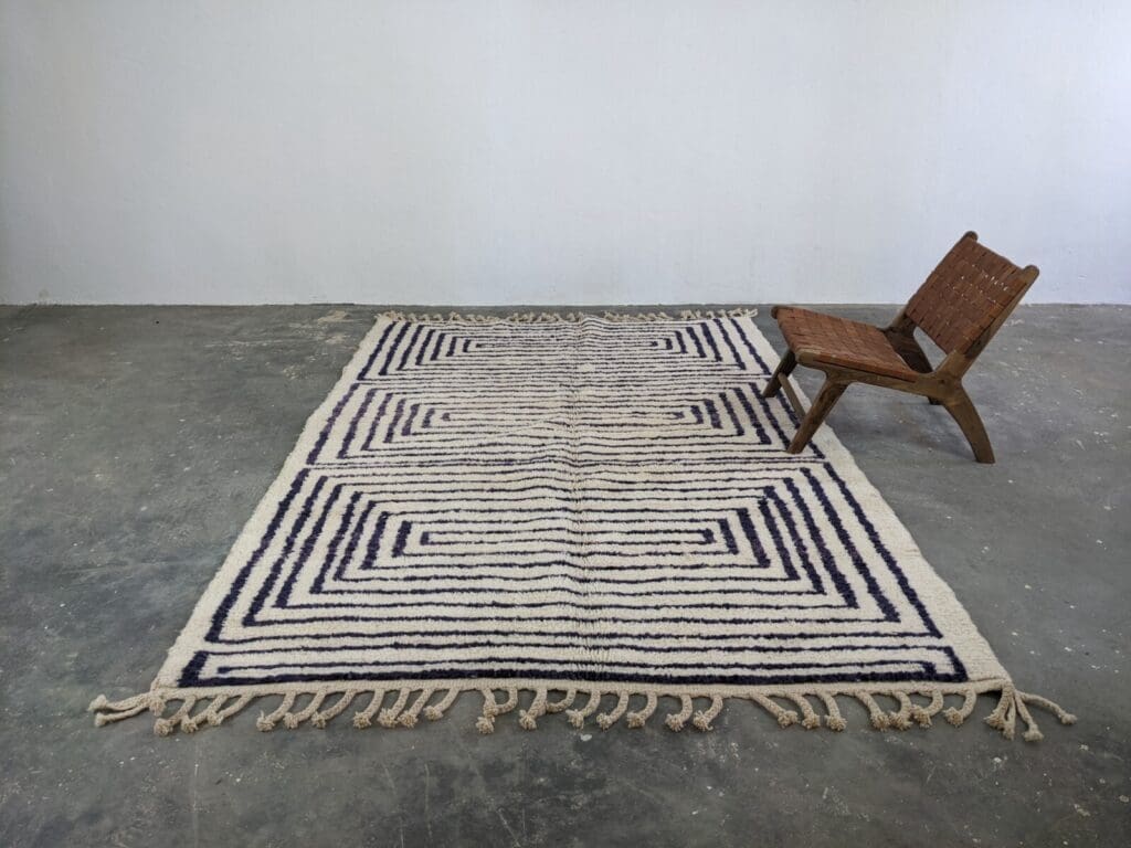 Orientteppich Beni Ourain 315 x 215 cm Wolle handgeknüpft
