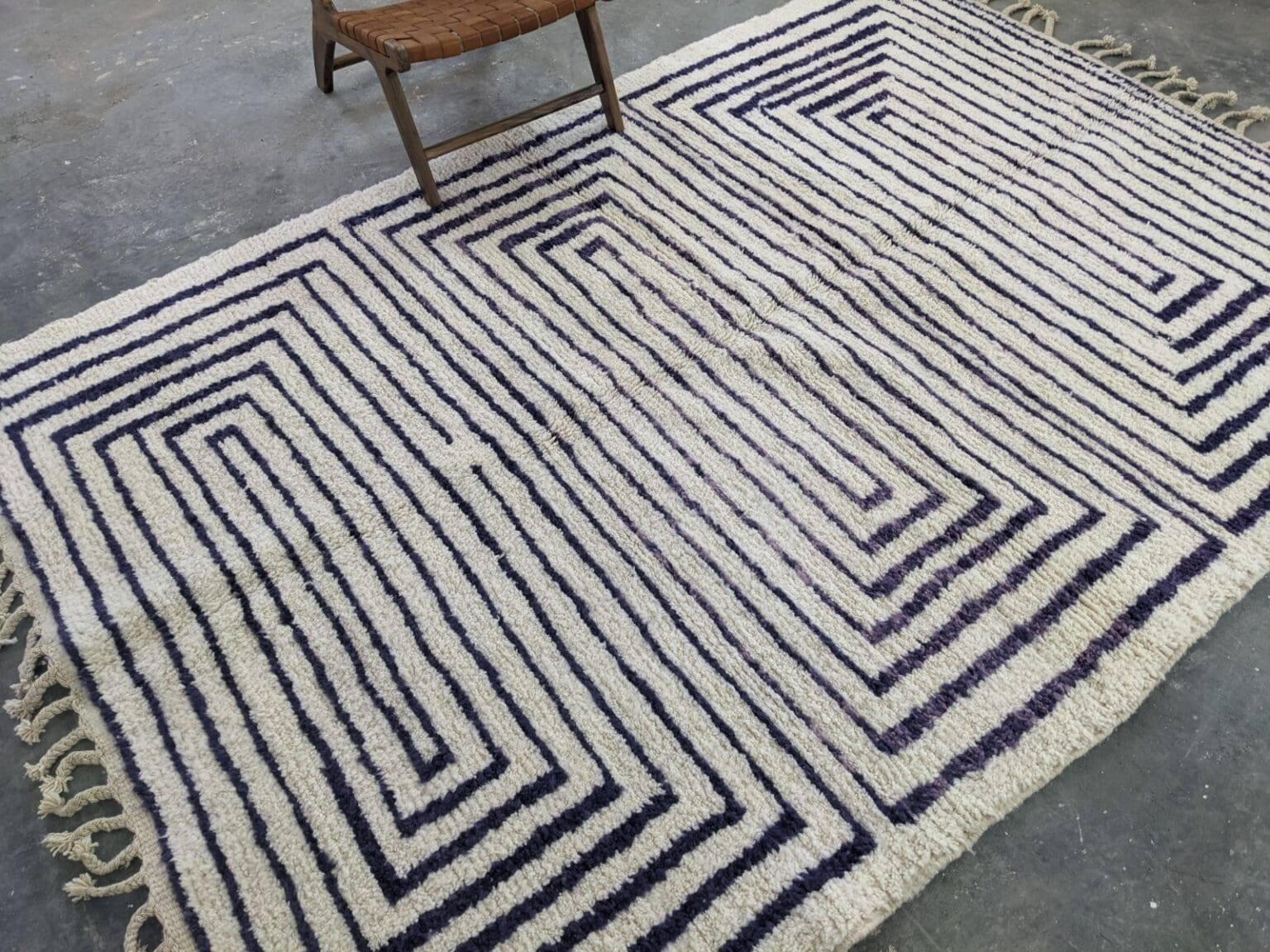 Orientteppich Beni Ourain 315 x 215 cm Wolle handgeknüpft
