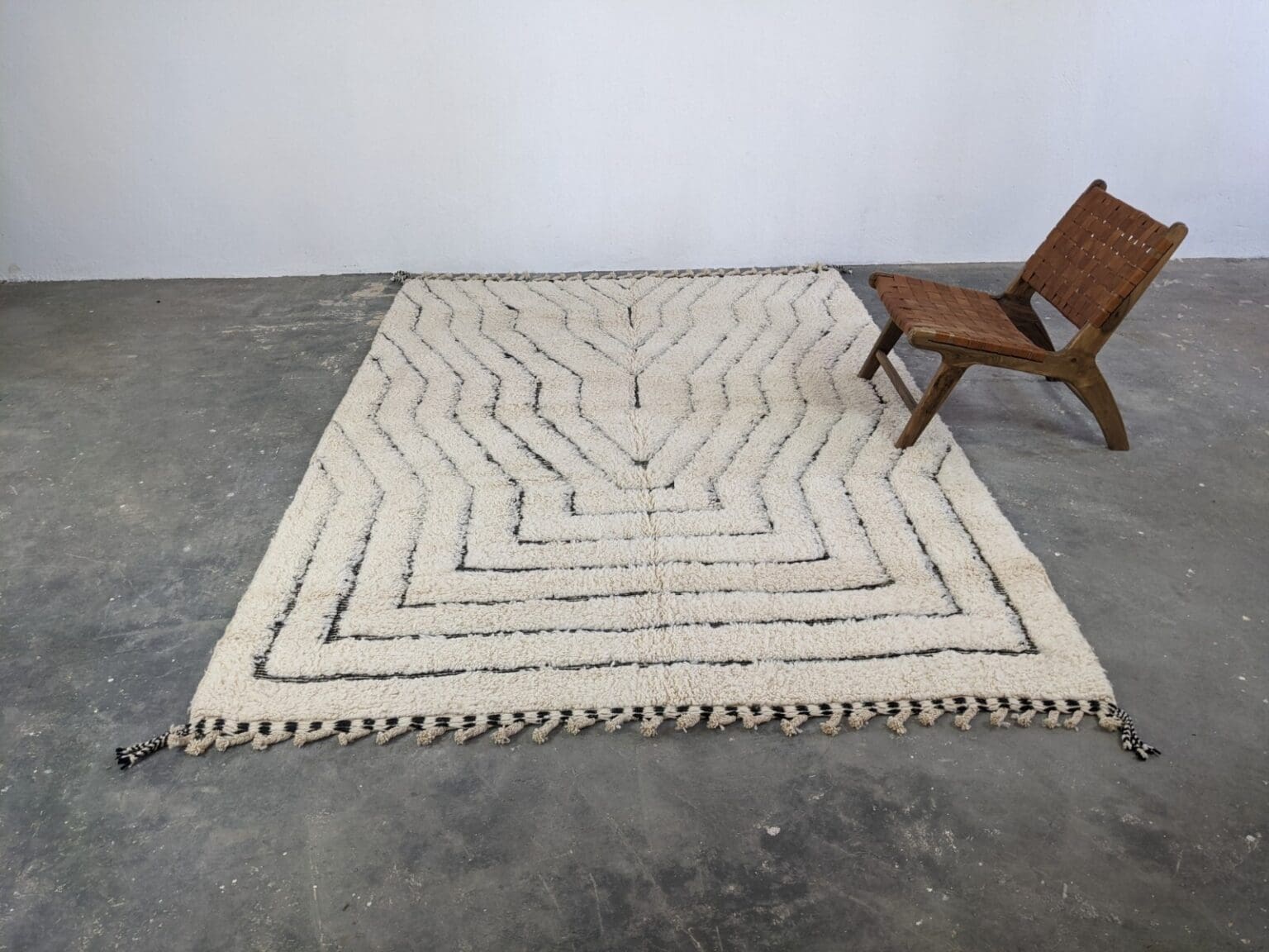 Orientteppich Marokko 305 x 210 cm Wolle handgeknüpft