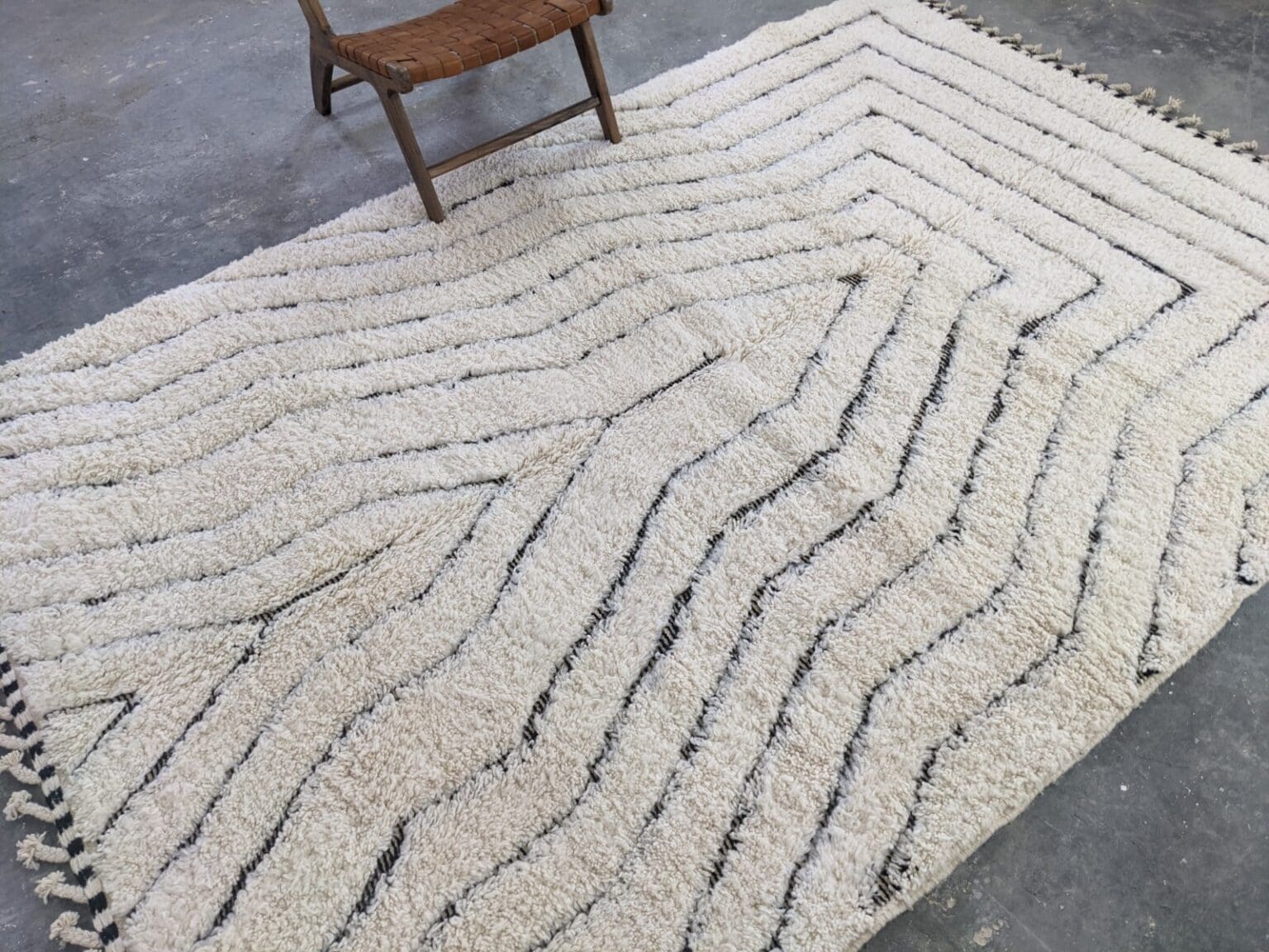 Orientteppich Marokko 305 x 210 cm Wolle handgeknüpft