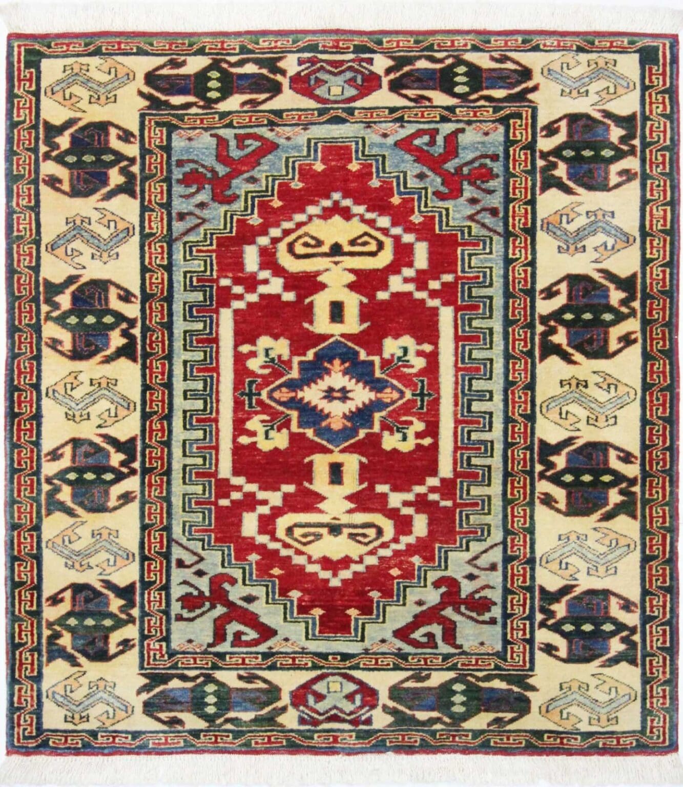 Orientteppich Karabagh 174 x 162 cm Wolle handgeknüpft