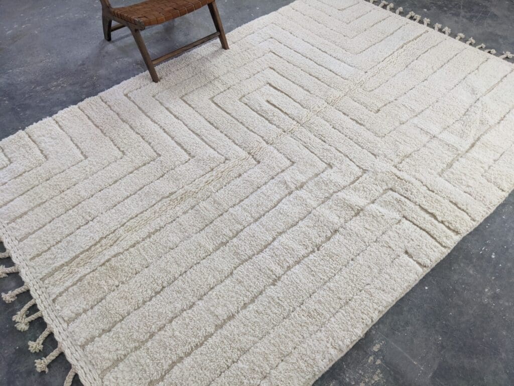 Orientteppich Berber 310 x 215 cm Wolle handgeknüpft