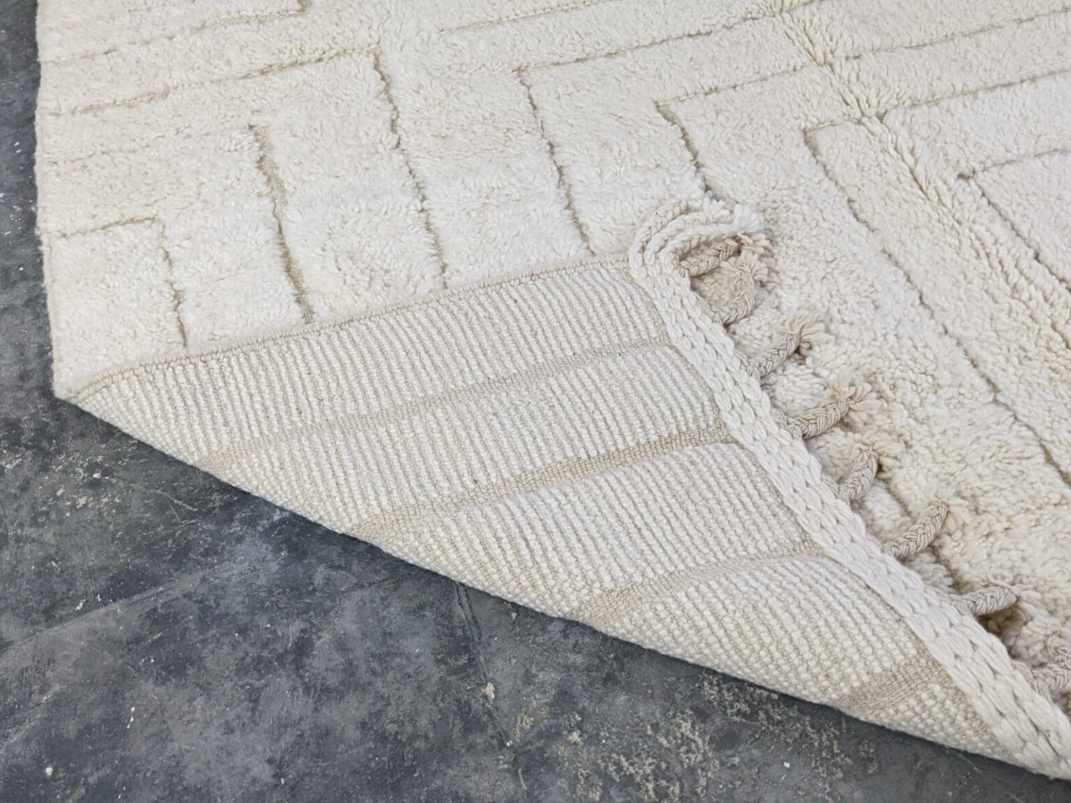 Orientteppich Berber 310 x 215 cm Wolle handgeknüpft