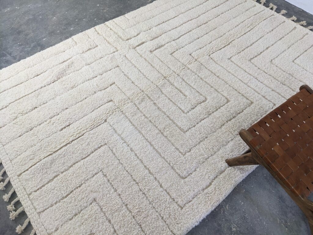 Orientteppich Berber 310 x 215 cm Wolle handgeknüpft