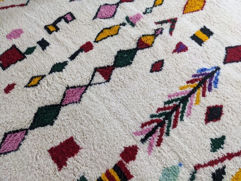 Orientteppich Marokko 295 x 210 cm Wolle handgeknüpft