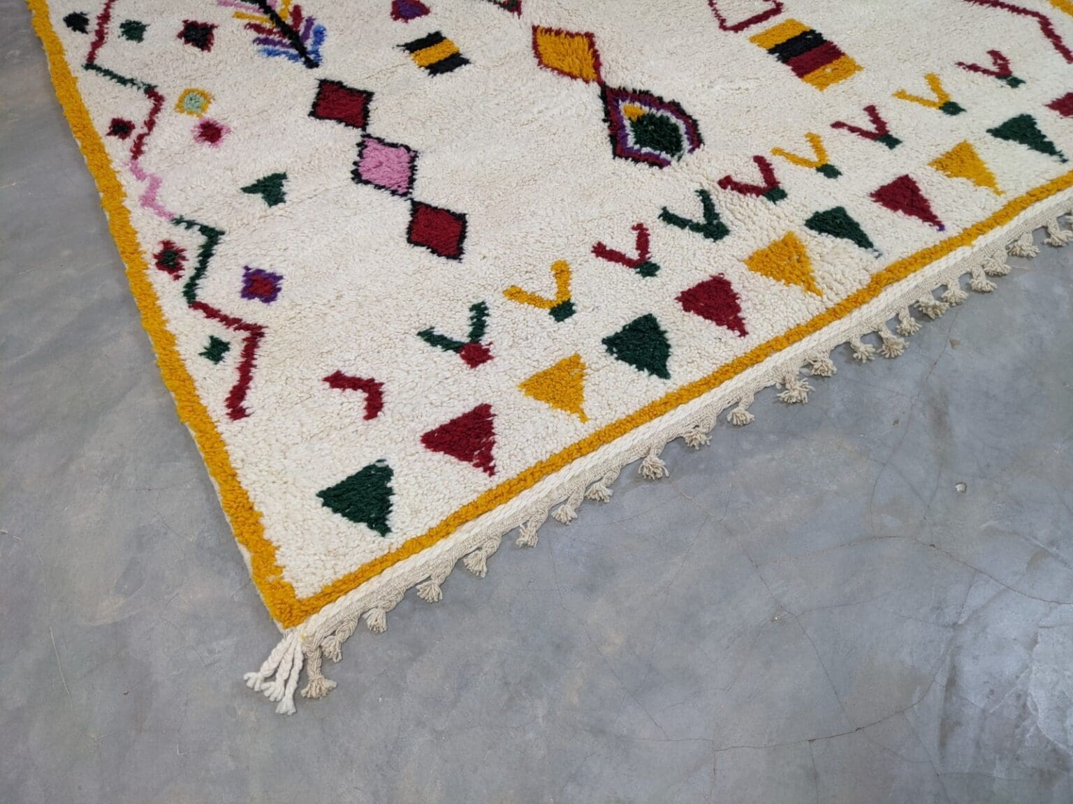 Orientteppich Marokko 295 x 210 cm Wolle handgeknüpft