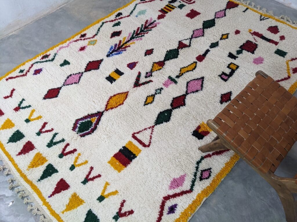 Orientteppich Marokko 295 x 210 cm Wolle handgeknüpft