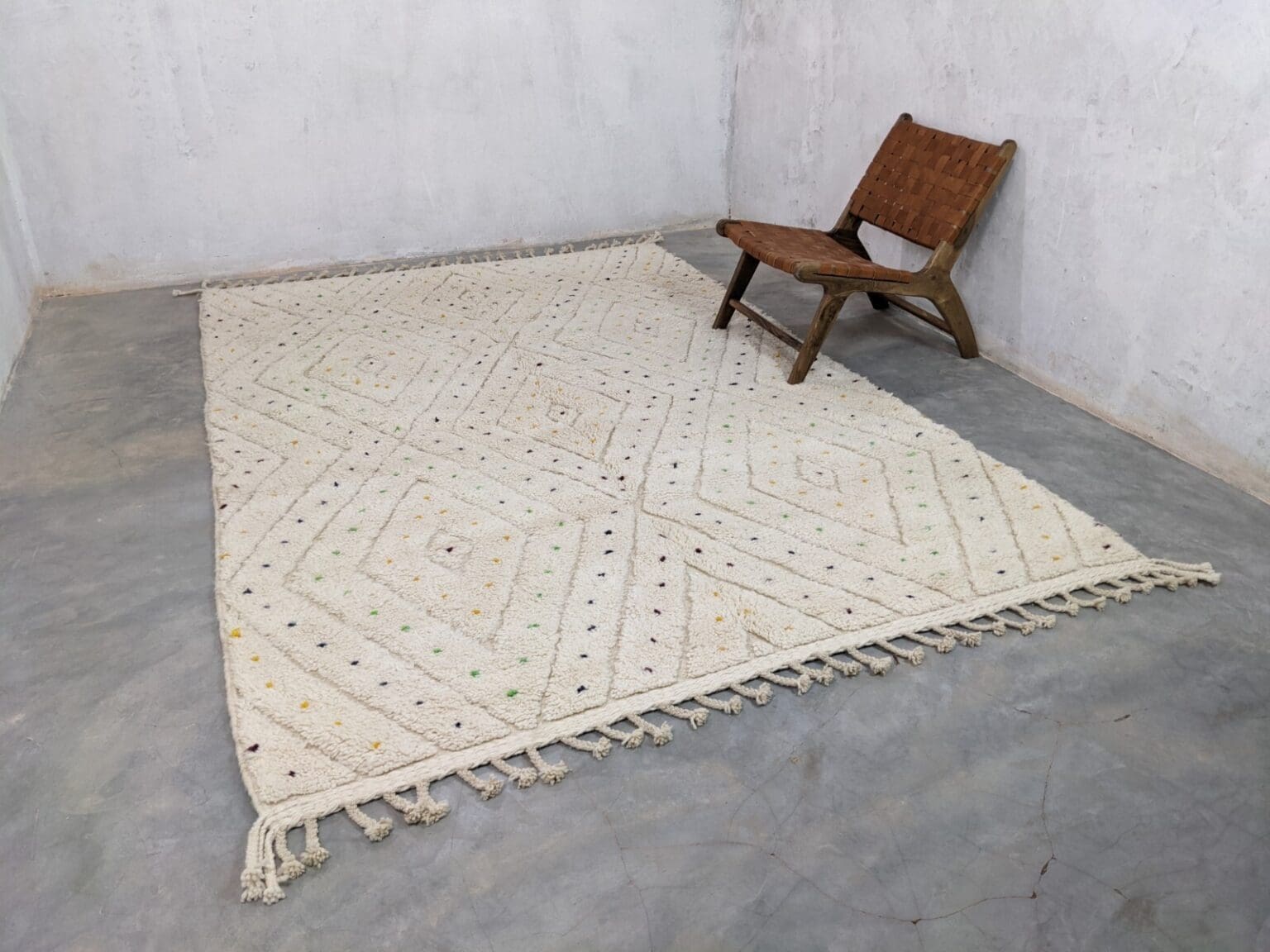 Orientteppich Marokko 300 x 205 cm Wolle handgeknüpft
