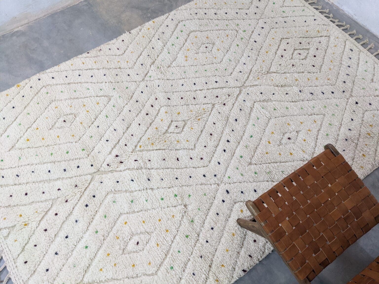 Orientteppich Marokko 300 x 205 cm Wolle handgeknüpft