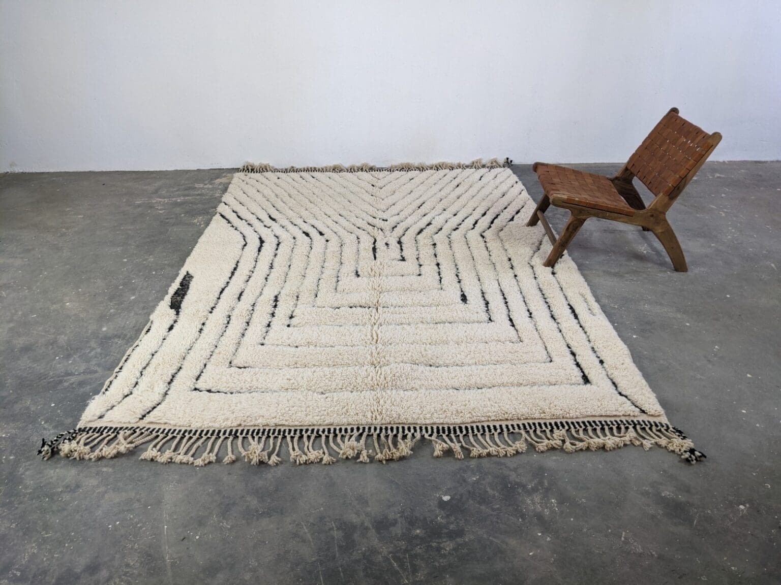 Orientteppich Marokko 310 x 215 cm Wolle handgeknüpft