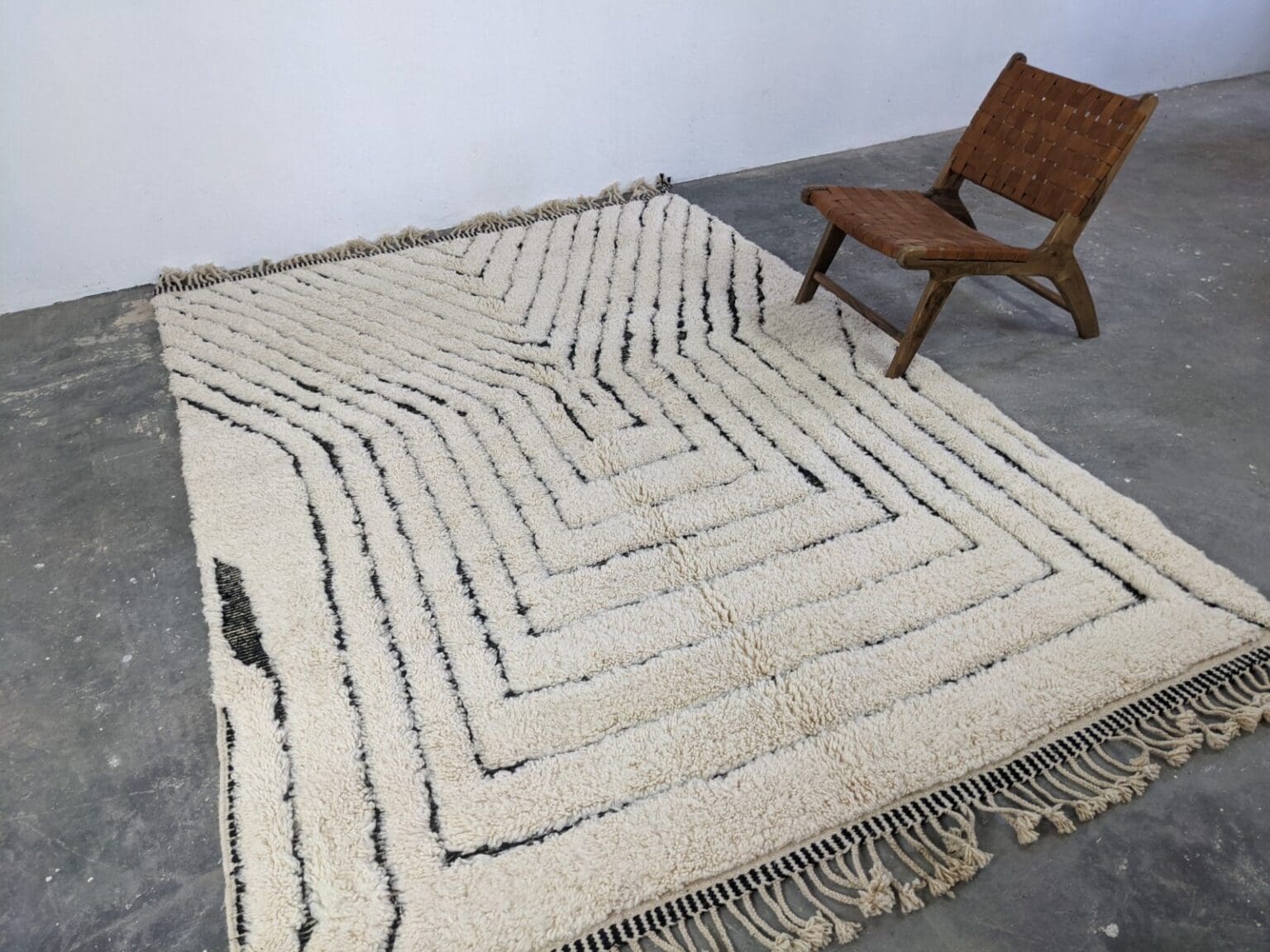 Orientteppich Marokko 310 x 215 cm Wolle handgeknüpft