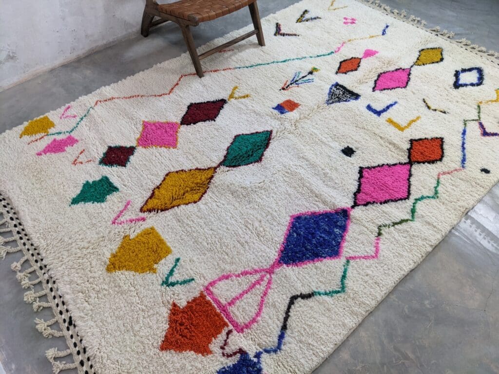 Orientteppich Berber 310x205 cm Wolle handgeknüpft